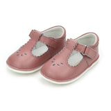 L'Amour H210 Dottie Scalloped Mary Jane Vintage Rose