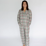 Remi & Capri Vintage Christmas Plaid Women's Pajama Set