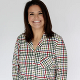 Remi & Capri Vintage Christmas Plaid Women's Pajama Set