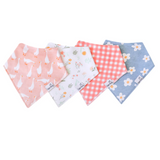 Copper Pearl Goosie Bandana Bib 4 Pack