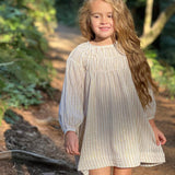 Poppet & Fox Embroidered Smocked Dress Muir Woods