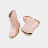 Shu Shop Zahara Cowboy Boot Rose Gold