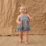 Rylee + Cru Zenni Set Marine Gingham