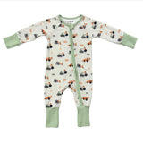 Babysprouts Long Sleeve Zip Romper Construction