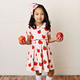 Swoon Baby 2402 Proper Pleat Dress Red Apple